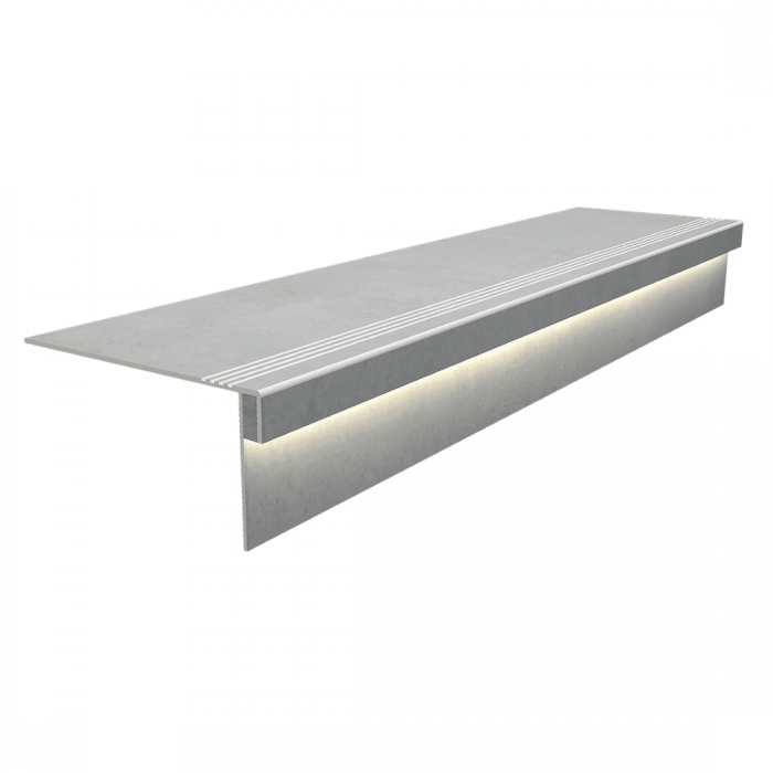 Luna Basamak 33x120cm Köşesi Pahlı Işıklı ES-BLD-702