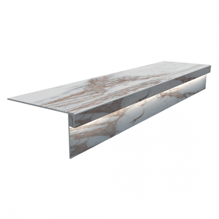 Luna Basamak 33x120cm Köşesi Pahlı Işıklı ES-BLD-710