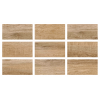 33x66cm Greentech Natural Wood Mix 9 face Serapool Porselen Karo