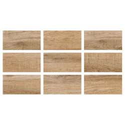 33x66cm Greentech Natural Wood Mix 9 face