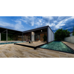 33x66cm Greentech Natural Wood Mix 9 face