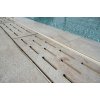33x66cm Greentech Pool Garden Beige Stone Mix 18 face Serapool Porselen Karo