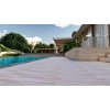 33x66cm Greentech Teak Taupe Mix 9 face Serapool Porselen Karo