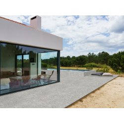 Qua 60x60x2cm Terrazzo Grigio