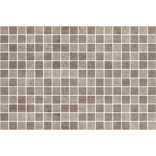 25x25mm Dijital Concrete Taupe Blend Dark Mozaik