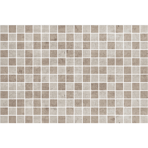 25x25mm Dijital Concrete Taupe Blend Light Mozaik