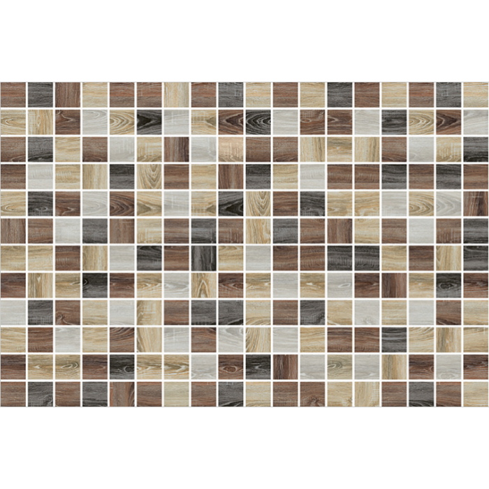 25x25mm Quattro Wood Blend Brown