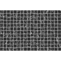 25x25mm Marble Black Dijital Mozaik