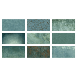 33x66cm Vision Floral Green Porselen Karo Mix 9 face