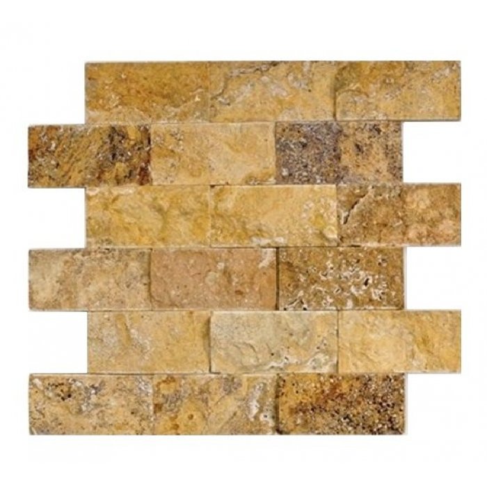 50x100mm Alya F-8500 Yellow Patlatma Mermer
