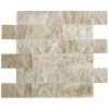 50x100mm Alya F-8502 Light Traverten Patlatma Mermer
