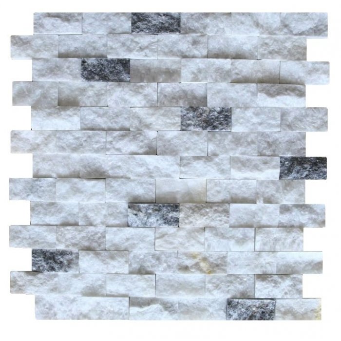 23x48mm Capella F-2505 White 2li Mix Patlatma Mermer