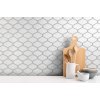 Porselen Mozaik Clipped Diamond TRBC0805 - Beyaz