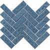 Porselen Herringbone TRBC4011 - Duman Mavi Mozaik
