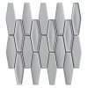 Porselen Elongaten Hexagon TRBC8005 - Açık Gri Mozaik
