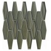 Porselen Elongaten Hexagon TRBC8007 - Yeşil Mozaik
