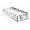 240x117x54MM Vetropieno Şeffaf Cam Blok Tuğla