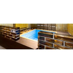 240x117x54MM Vetropieno Bronz Cam Blok Tuğla
