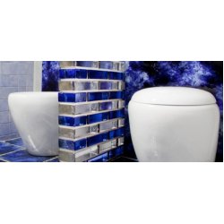 240x117x54MM Vetropieno Şeffaf Cam Blok Tuğla
