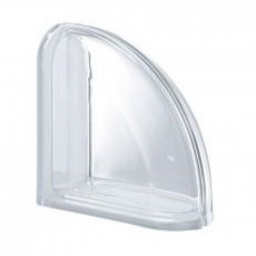 Köşe Cift Bitim 19x19x8cm Seffaf