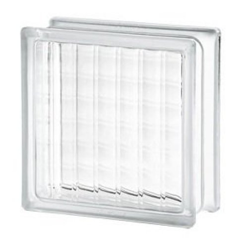 19x19x8cm Şeffaf Kalın Çizgili