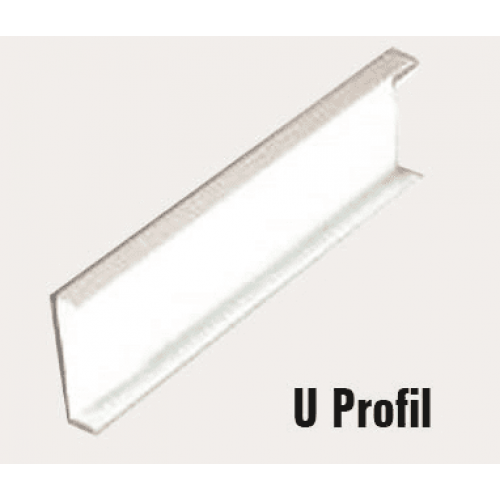 Alüminyum U Profil L:250 cm