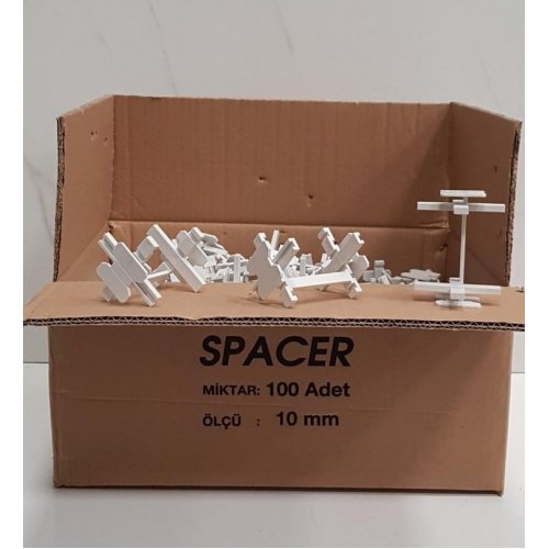 Cam Tuğla Derz Artısı 10mm Koli 100 Adet