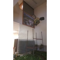 19x19x8cm Şeffaf Kalın Çizgili