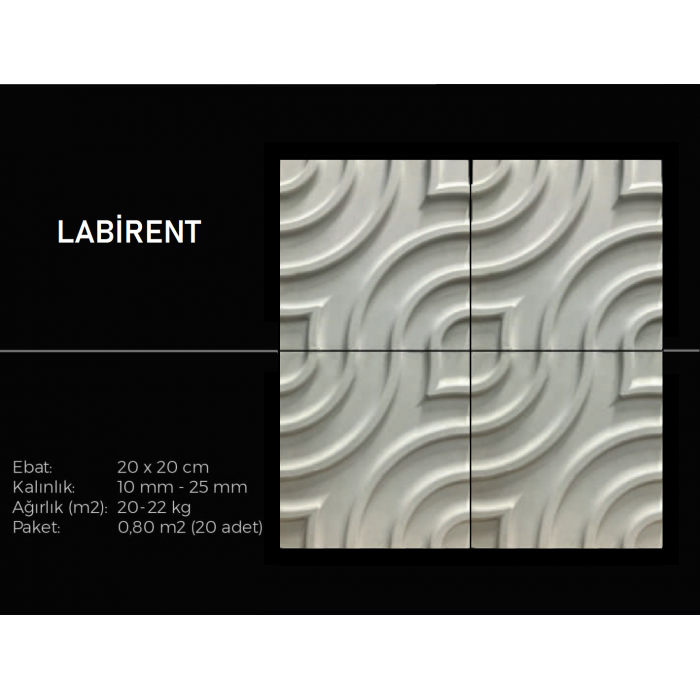 3d Bürüt Beton Labirent