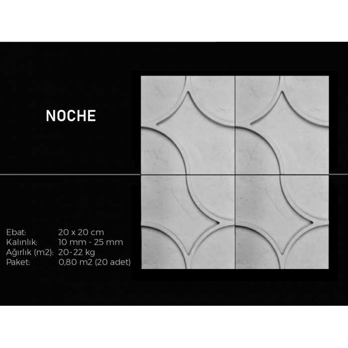 3d Bürüt Beton Noche Soft