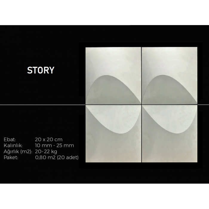 3d Bürüt Beton Story Soft