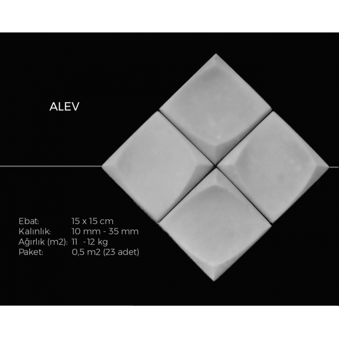 3d Bürüt Beton Alev Soft