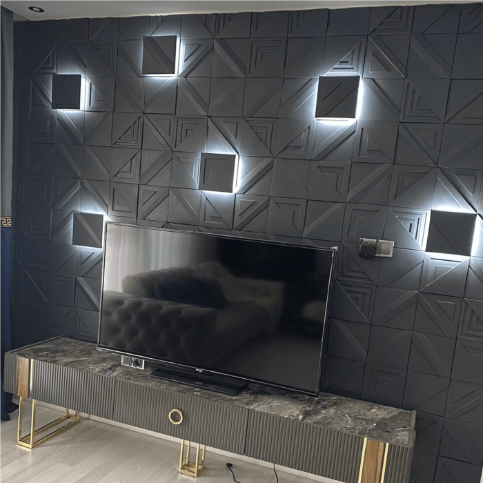 3d Bürüt Beton Block Mix Renkli