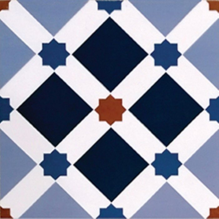 20x20cm DT-2012 Mat Porselen Çini Karo