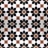 20x20cm DT-2017 Mat Porselen Çini Karo