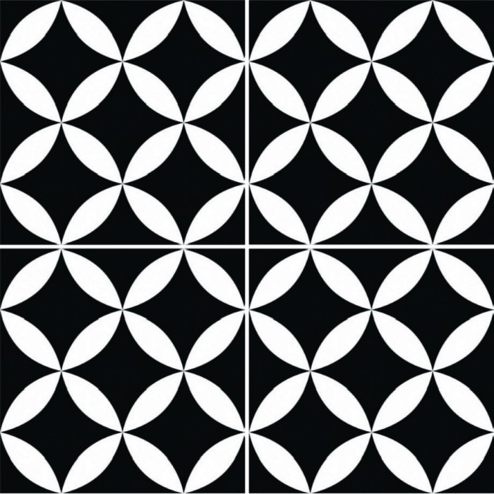 20x20cm DT-2019 Porselen Çini Karo