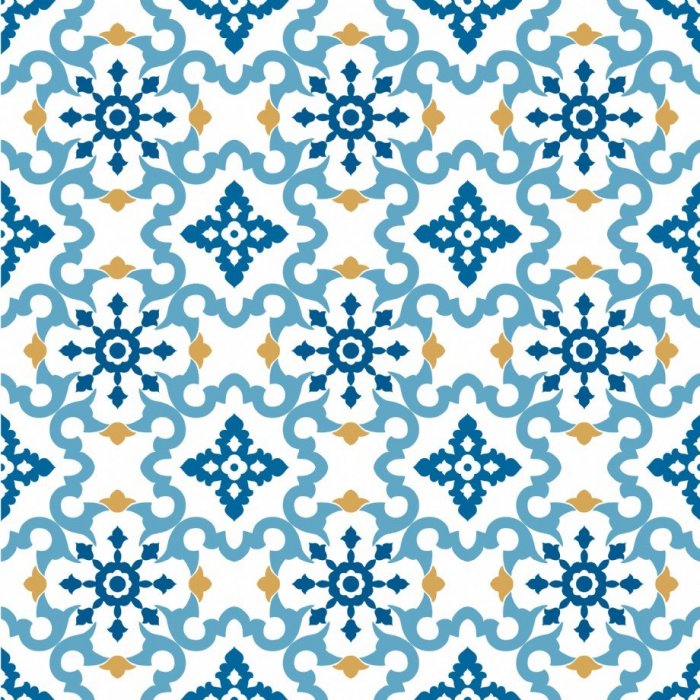 20x20cm DT-2022 Mat Porselen Çini Karo