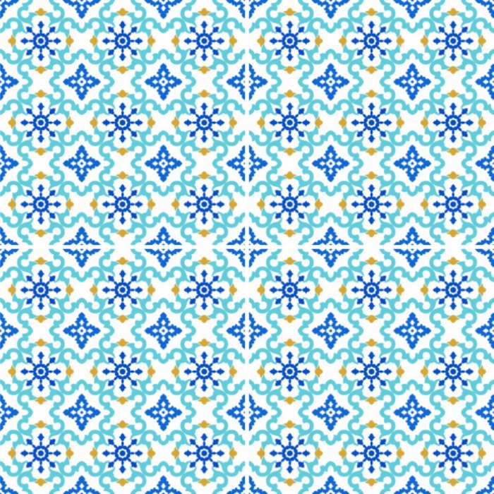 20x20cm DT-2022 Porselen Çini Karo