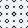 20x20cm DT-2034 Porselen Çini Karo