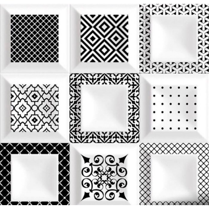 30x30Cm FS 30101 Retro Bella 3D Seramik Dekor Koli 0,81m2