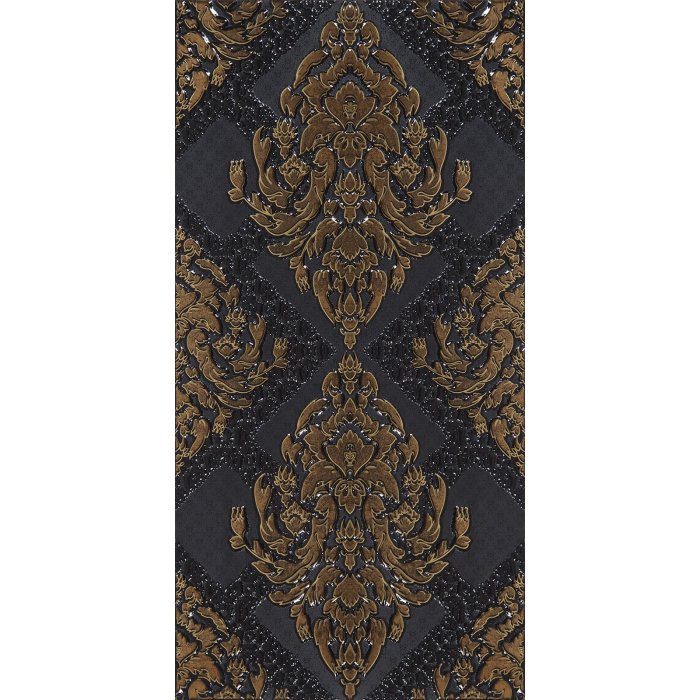 30X60cm Noren Black Altın Granit Dekor