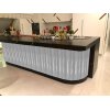 Bar Önü 10X50cm Beyaz Seramik Dekor