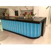 Bar Önü 10X50cm Turkuaz Seramik Dekor