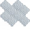 12x12,4Cm Ottoman Beyaz Çiçek Seramik Dekor