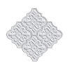 12x12,4Cm Ottoman Beyaz Çiçek Seramik Dekor