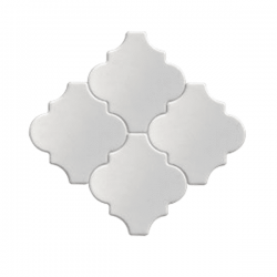 12x12,4Cm Ottoman Beyaz Düz Seramik Dekor