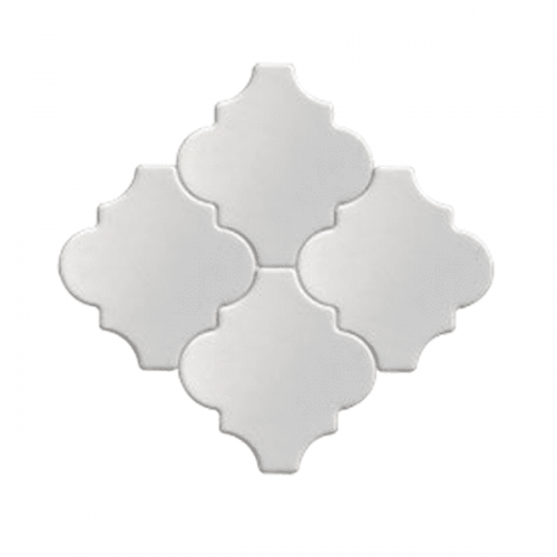 12x12,4Cm Ottoman Beyaz Düz Seramik Dekor