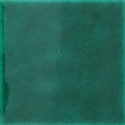 13x13Cm Düz Zümrüt Yeşili Çatlak Sırlı Seramik Dekor