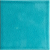 13x13Cm Düz Turkuaz Çatlak Sırlı Seramik Dekor