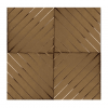 20x20Cm Linea Metalik Gold Sırlı Seramik Dekor